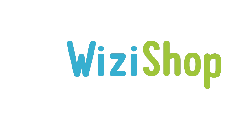 Logo de WiziShop, solution ecommerce innovante pour créer une boutique en ligne professionnelle.