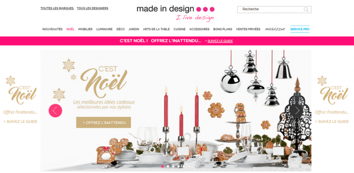 made in design decoration website noel