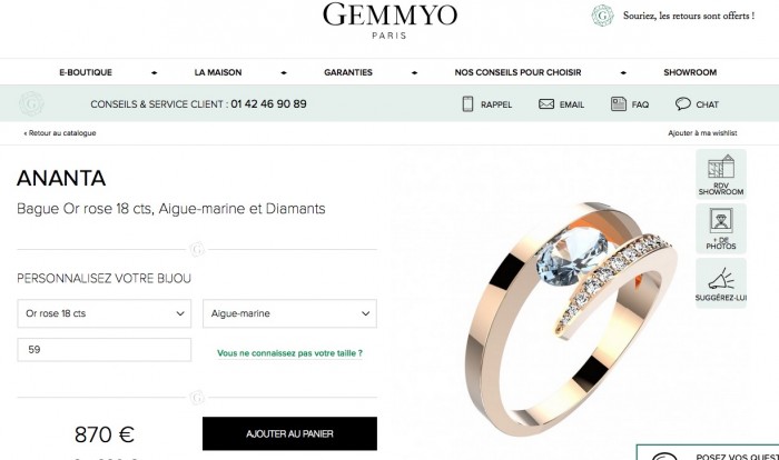 Gemmyo.com utilise la 3D et les images de synthèse pour permettre la personnalisation des bijoux