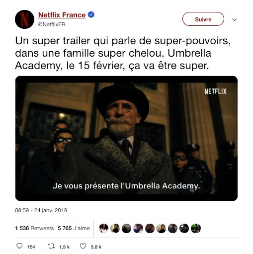 Promotion Netflix