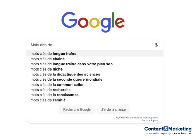 Comment trouver des motsclés de longue traîne ? Redacteur Blog