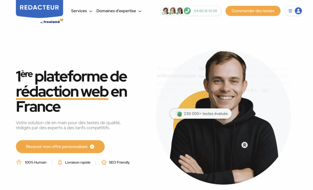 meilleure agence de rédaction Redacteur.com