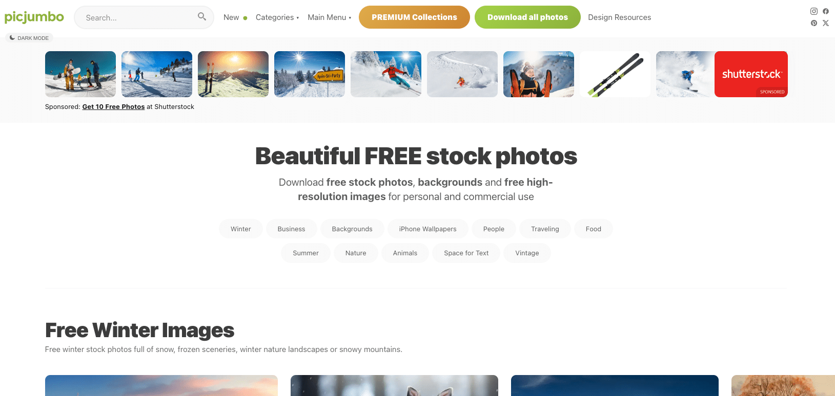 30 sites de photos gratuites en haute résolution et libres de droit